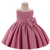 Summer Rompers Children's Baby Birthday Big Bow Wedding Dress