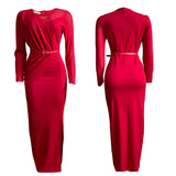 Nina Parker plus Size Dresses plus Size Mesh Stitching Formal Dress Dress