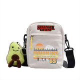 Stranger Things Hellfire Club Backpack Stranger Thing Shoulder Bag Canvas Breathable Crossbody