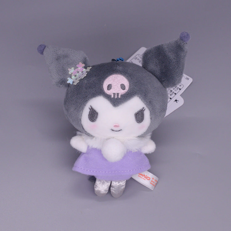 My Melody Plush Snowflake Winter Series Clow M Melody Cinnamoroll Babycinnamoroll Flower Bunny Plush Toy Doll Pendant Kulomi