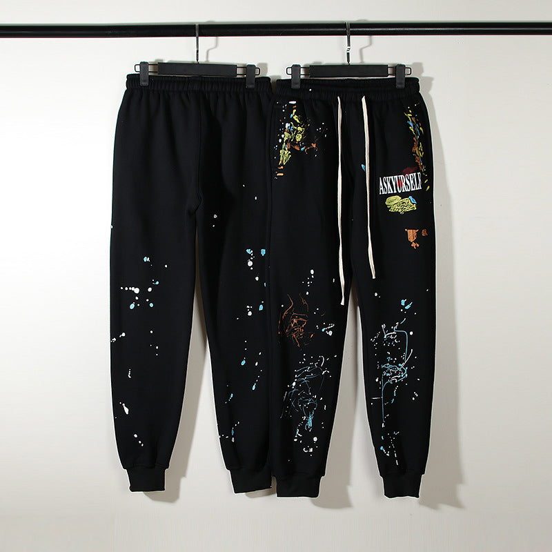 Kanye West Sunday Service Pant Ask Color Fleece Ink Sweatpants Casual