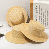 Men's Kentucky Derby Hats Straw Hat Outdoor Travel Straw Hat for Men