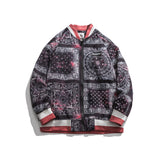 Baby Blue Varsity Jacket Spring Men's Jacket Printed Baseball Uniform