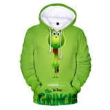 Grinch Hoodie Christmas 3d Printed Hoodie Men And Women