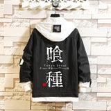 Comic Denim Jacket Men and Women Fashion Fall Winter Cowboy Sweater Coat Top