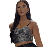 Music Festivals Rave Outfits Girls Tops Spring and Summer Women's Clothing Sexy Slim Vest