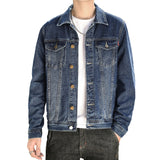 Paisley Denim Jacket Men's Spring and Autumn Denim Jacket Casual Jacket