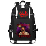 Stranger Things Backpack Student Schoolbag Men's and Women's Casual Travel Backpack
