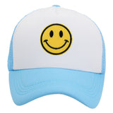 Smiley Face Cap Sponge Smiley Face Simple Casquette