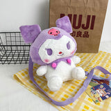 My Melody Bag Cartoon Little Devil Plush Doll Doll Bag Cute Storage Clow M Backpack
