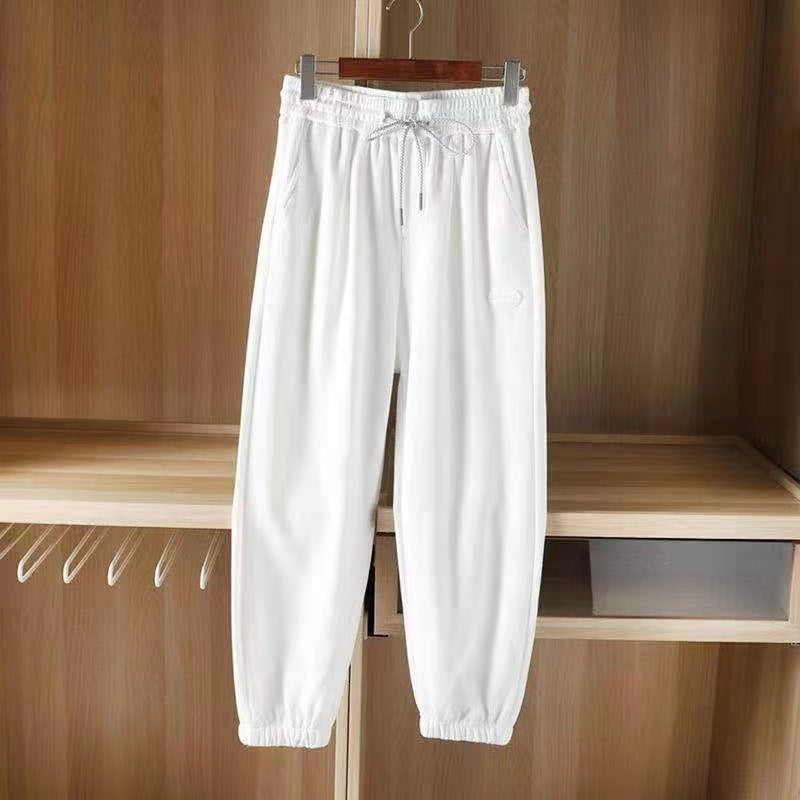 Men's Pants Sports Pants Men's and Women's Spring and Autumn Ankle-Tied Casual Long Pants