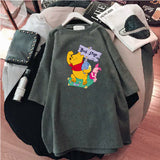 Oversized 90S T Shirt Short-Sleeved T-shirt for Women Loose Top Wear Summer