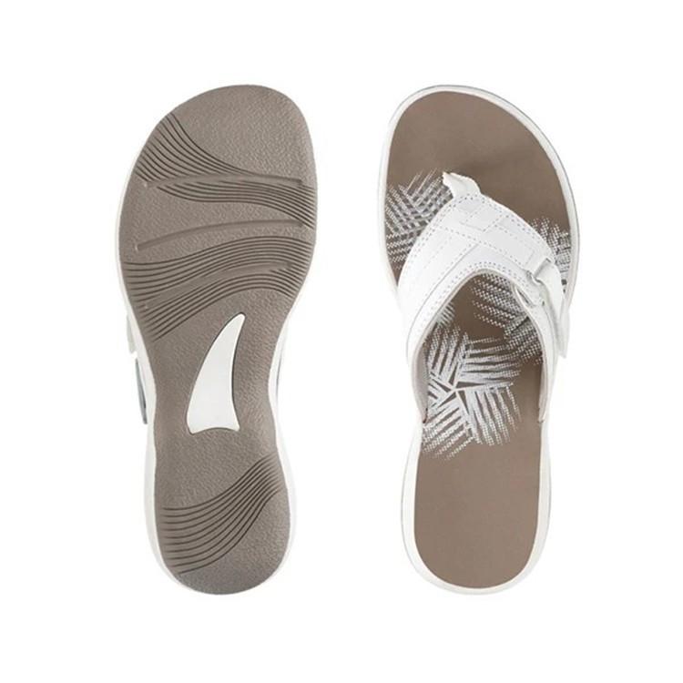 Women Open Toe Sandals Flats Summer Casual Flat Flip Toe Flip-Flops