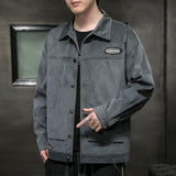 Corduroy Varsity Jacket Corduroy Coat Men's Spring/Autumn Casual Top Men's Fall Jacket Clothes