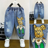 Toddler Boys Pants Children's Jeans Spring and Autumn