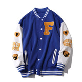 Alaska Varsity Jacket Men's and Women's Embroidered Stitching Jacket Baseball Uniform