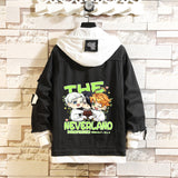 Comic Denim Jacket Clothes Men's and Women's Spring Denim Jacket