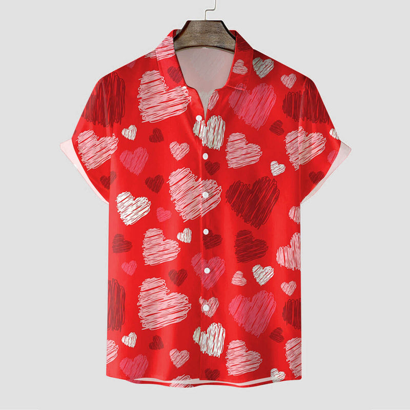 Men Beach T Shirts Men's Short Sleeve Shirt