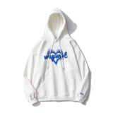 Mens Fall Outfits Letter Graffiti Hooded Sweater Casual Loose Student Sports Hoodie