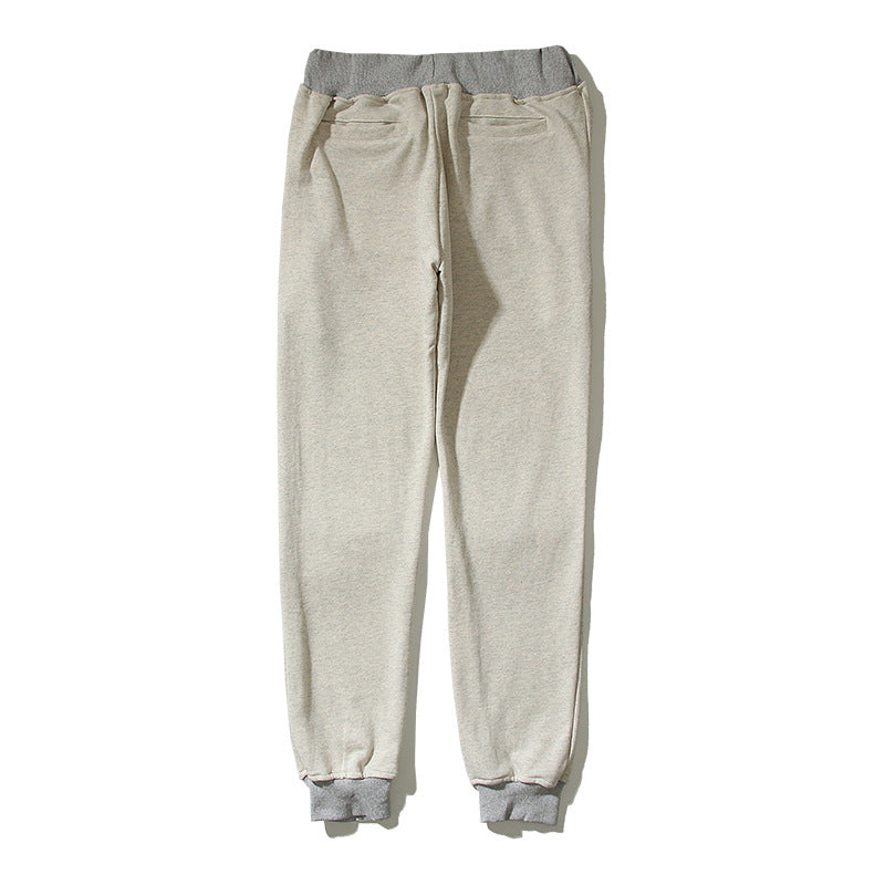 Kanye West Sunday Service Pant Patch Pocket Elastic Loose Sports Terry Trousers