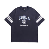 Men T-Shirt Summer Printed round Neck T-shirt Casual Short Sleeve