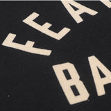 Fog Fear of God Essentials Hoodie Baseball Flocked Printed Sweatshirt Loose-Fitting Hoodie Men