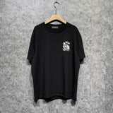 Amiri T Shirt Printed Casual Hip Hop round Neck Short Sleeve T-shirt
