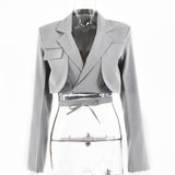 Maddy Euphoria Outfits Women's Spring and Autumn Sexy Long Sleeve Slim Fit
