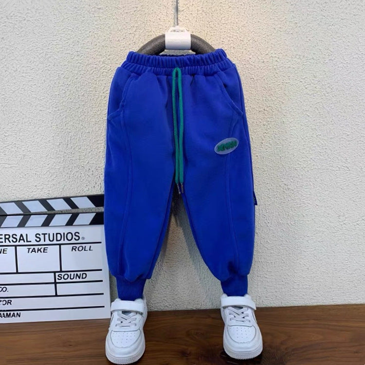 Toddler Boys Pants Spring and Autumn Children's Clothing Pants Handsome Track Sweatpants