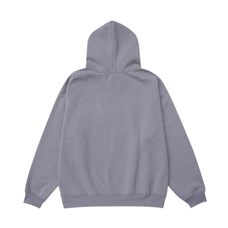 Mens Fall Outfits Fleece Hooded Sweater Men's and Women's Loose Sports Hoodie Couple's Tops