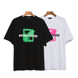 We11 Done T Shirts Homesick Letter Printing Men and Women Same Loose