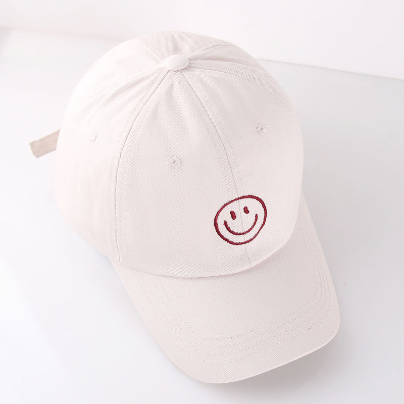 Smiley Face Cap Embroidered Baseball Cap Peaked Cap