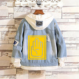 Comic Denim Jacket Anime Denim Jacket Coat