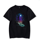 Stranger Things T Shirt Upside-down-Logo Spring/Summer Stranger Things round Neck T