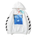 Mona Lisa Hoodie Mona Lisa Arrow Print Hoodie Sweater