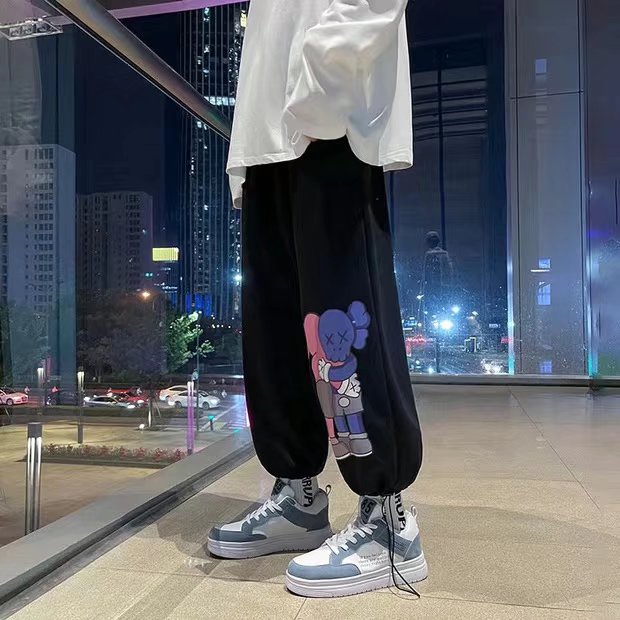 Men's Pants Spring and Autumn Loose Casual Trousers