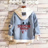 Stranger Things Hellfire Club Coat Stranger Things Printed Men's and Women's Student plus Size Jacket Jacket Spring and Autumn