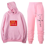 Travis Scott Astroworld Hoodie & Pant 2 Piece Set Autumn and Winter Warm Hoodie Men