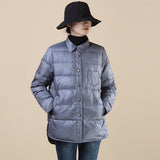 Women Winter Coats Puffer Jacket Down Coat Winter Warm White Duck Down Jacket Female Slim Fit Patchwork
