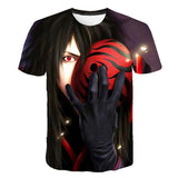 Itachi Uchiha Costume Summer Anime Naruto Itachi Uchiha 3D Digital Printed T-shirt