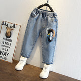 Toddler Boys Pants Children's Jeans Spring and Autumn Casual