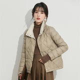 Women Winter Coats Puffer Jacket Down Coat Autumn and Winter Down Jacket Women's Spring and Autumn Warm Stand Collar Jacket