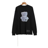 We11 Done Sweatshirts Welldone Color Logo Letter Printing Men and Women