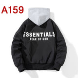 Fog Essentials Varsity Jacket Spring Outfit Jacket Men's Baseball Uniform Female