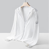 Sun Resistant Clothes UPF50 Ice Silk Mesh Breathable Sun Protection Clothing Outdoor Cycling