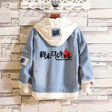 Comic Denim Jacket Anime Men and Women Cowboy Coat Top