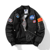 NASA Varsity Jacket Men's Embroidered Loose Women's Baseball Uniform