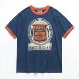 Preppy Aesthetic T Shirt Vintage T-shirt Short Sleeve T-shirt for Men and Women