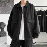 Men Denim Jacket Men Fall Winter Men Vintage Denim Jacket