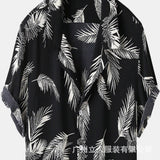 Men Hawaii Shirts Summer Short Sleeve Men's Shirt